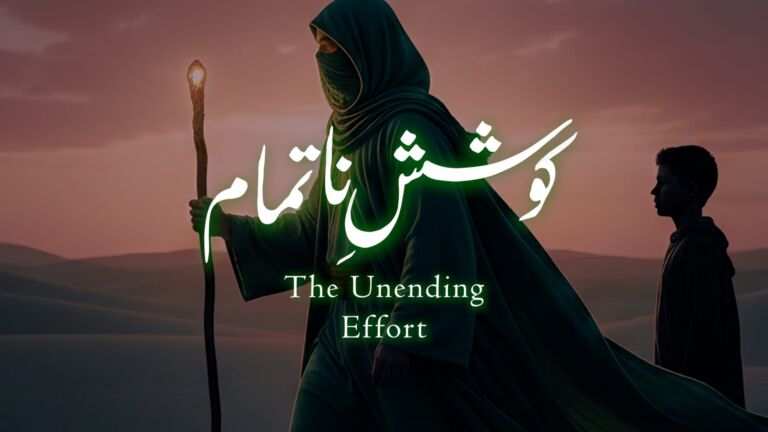 نظم کوششِ ناتمام از علامہ اقبال - آدھی بات